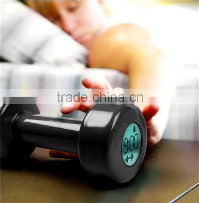 Unique Dumbbell mode Lifting Weight Alarm Clock