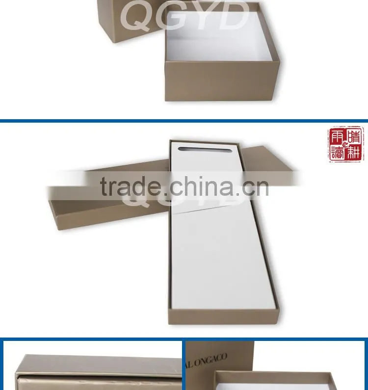 wholesale luxury paper cardboard tie packaging box,