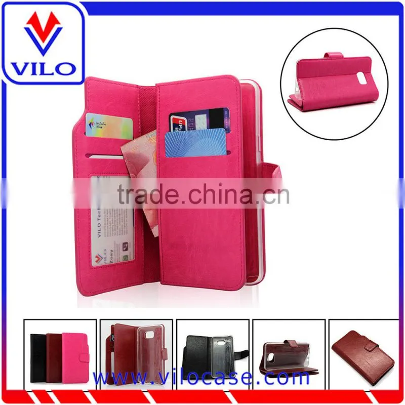 premium pu leather wallet case for samsumg galaxy s6, latest product leather wallet case for samsung galaxy s6