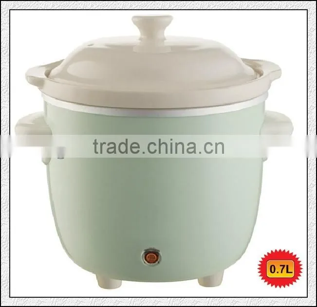 hot-sale purple clay electric slow cooker for soup lover