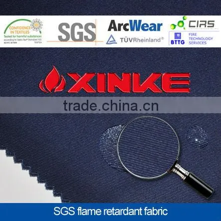functional waterproof and oil repellent FR fabric for workers