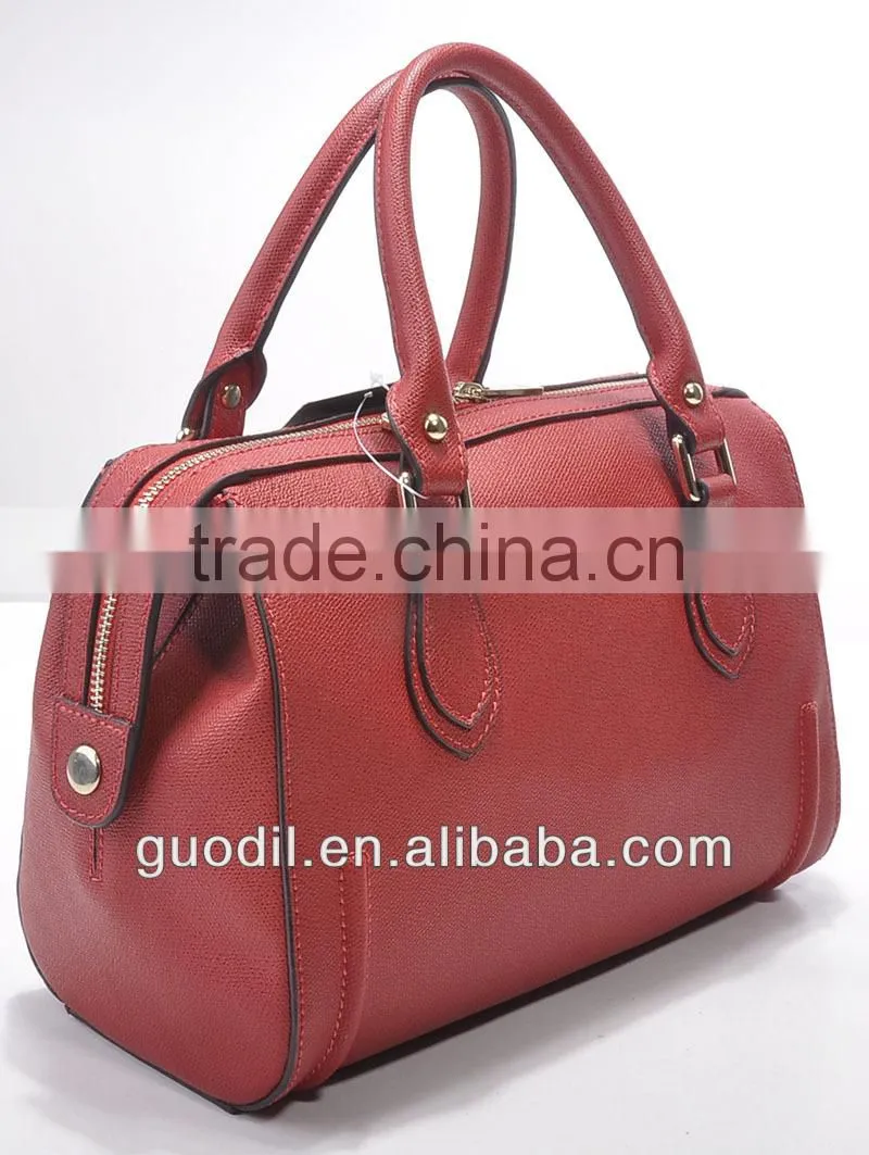 New design fashion genuine leather handbag