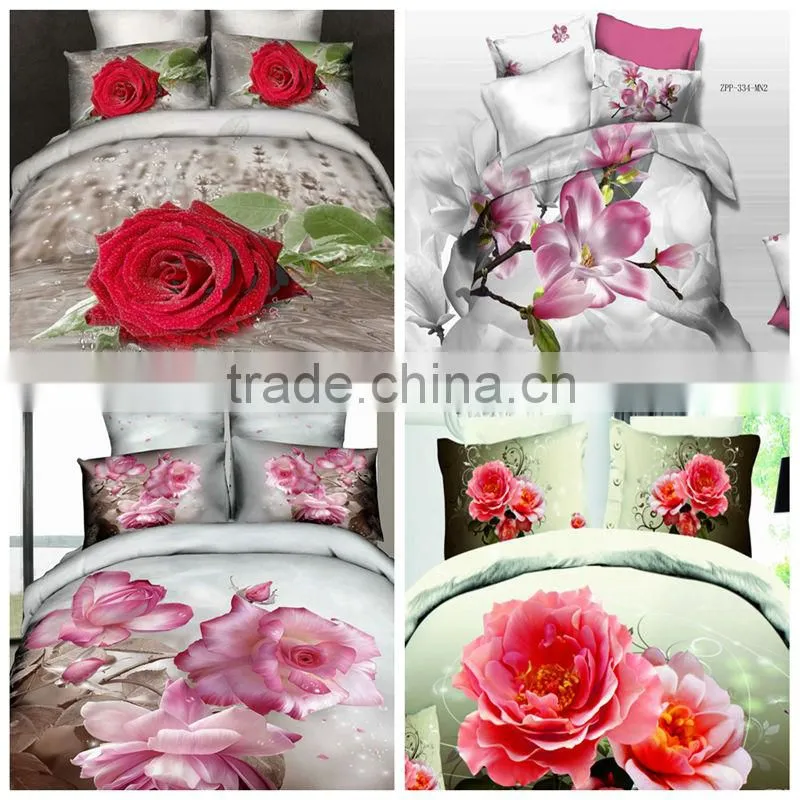 bedding set 3D design 100% Cotton