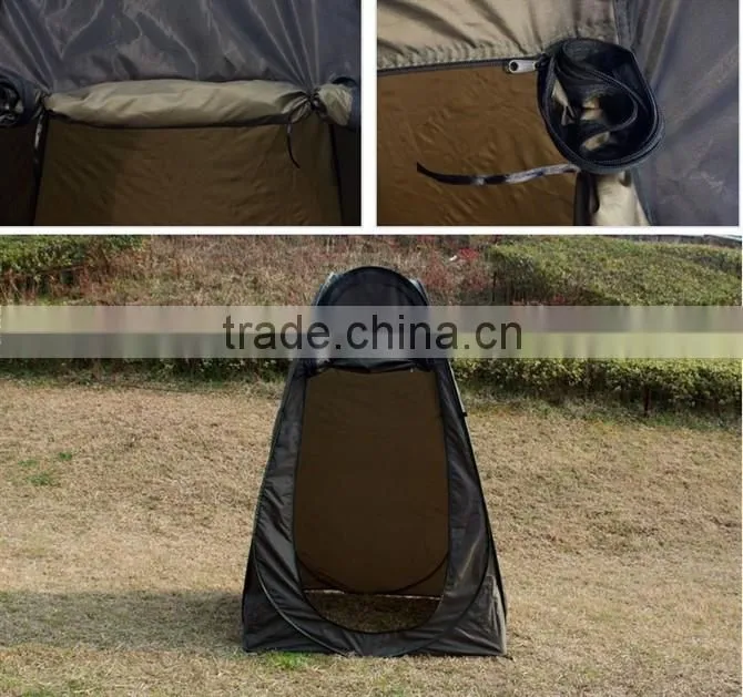 1 Person Pop Up Plate Steel Shower Tent