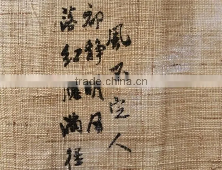 printing ramie fabric rolling Painting