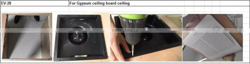 Energy saving ceiling type bathroom fresh air ventilation exhaust fan