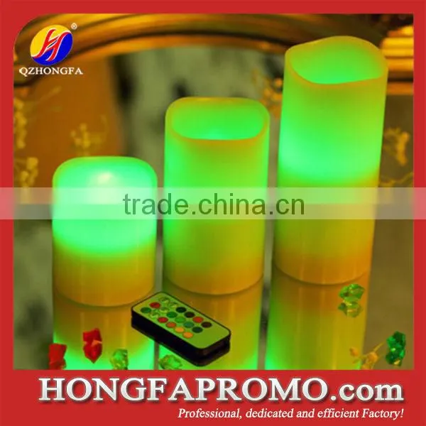 Artificial Wick Remote Control Led Timer Candle
