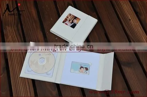Wedding Leather Fabric Linen DVD CD USB Case