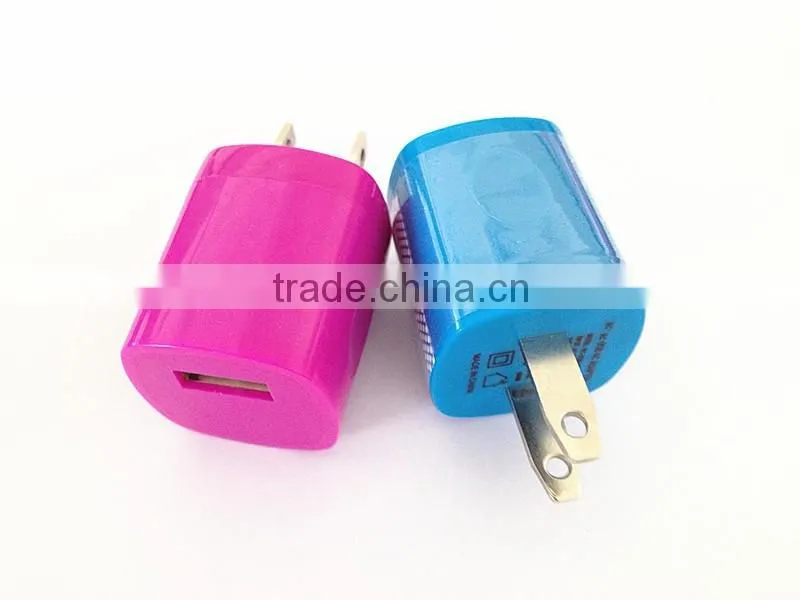 Hot selling 5V 1A/1.5A US plug micro USB mobile wall charger with USB 2.0 for Samsung smartphone