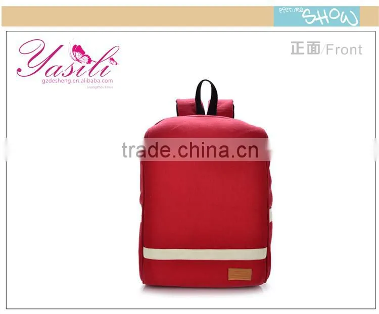 2014 multiple colorwaterproof durable rolling backpack, school backpack korean style in Guangzhou