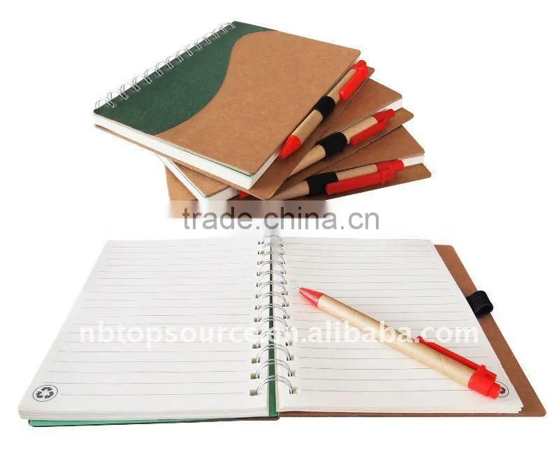 Kraft Notebook With Pen