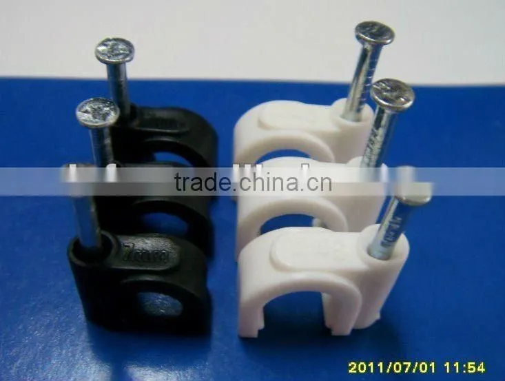 Electrical wire cable holder clips