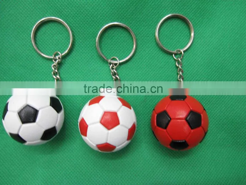 football soccer key chain