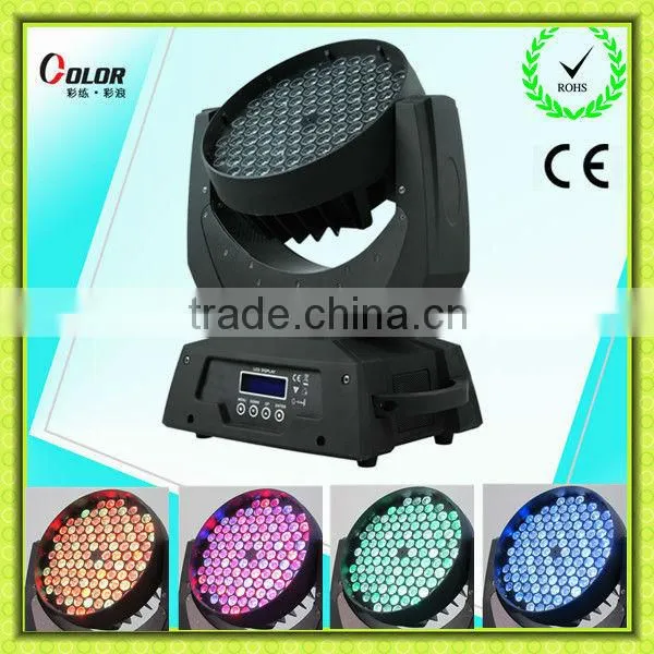 108 3w led moving head wash wash rgbw led stage light led wash mobile head