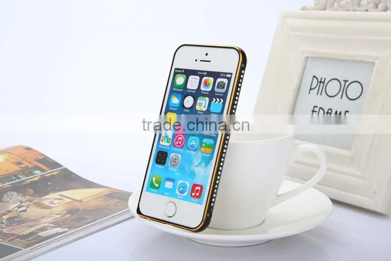 For iphone casings cell phone metal case for iphone 6 plus mobile diamond phone cover for iphone cases