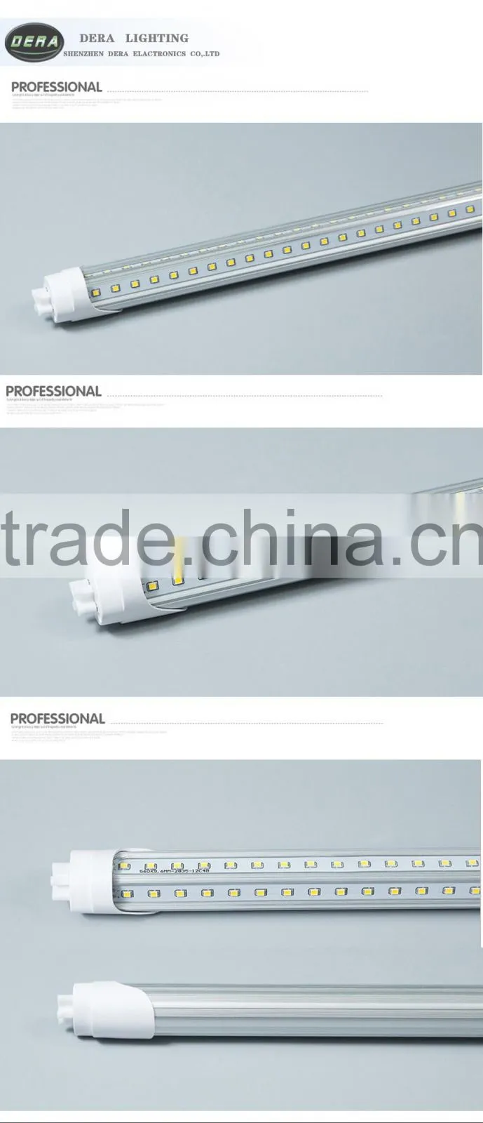 Economical V shape t8 tube led fluorescent tube light 110-277v led tubes 18w 900mm