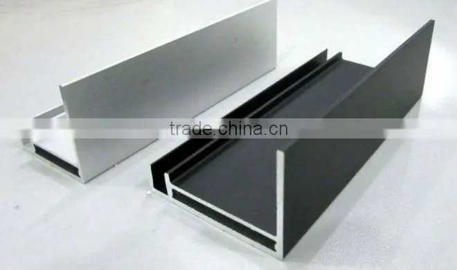 Extruded Aluminium Channel With Silver Matte,Bronze Polish,Wood Color