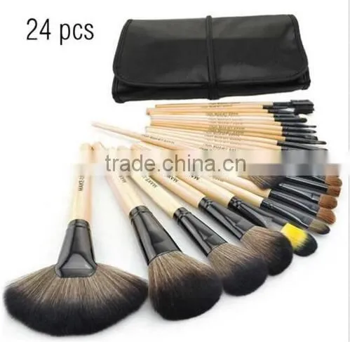 24pcs/set Hot Sale high quality face makeup brush cosmetic make up brush