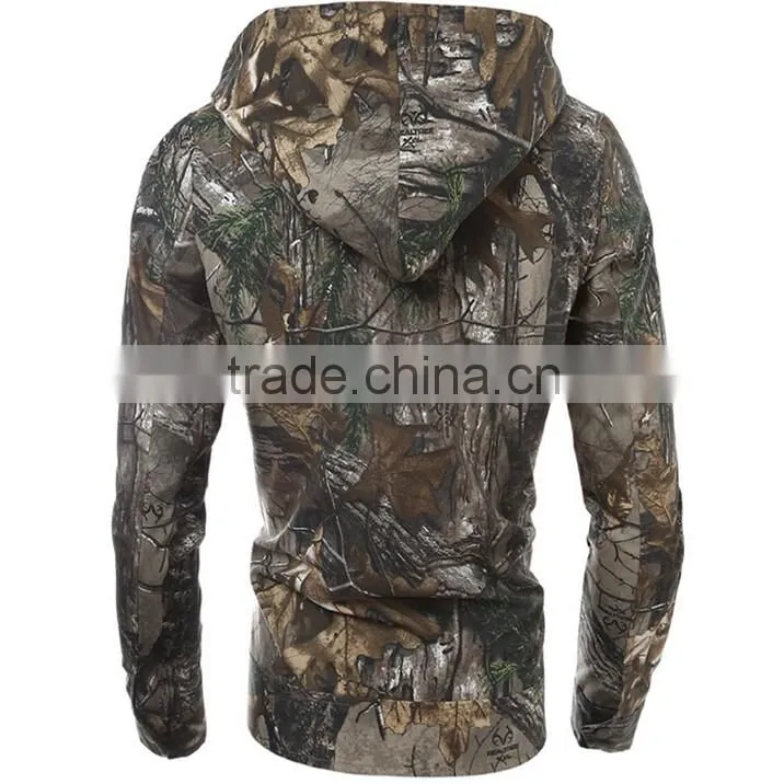 Custom Autumn Camouflage Outdoor Bomber Jacket