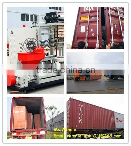 Double Lines Plastic Making Machine SJ65-FM800 Film Blowing Machine