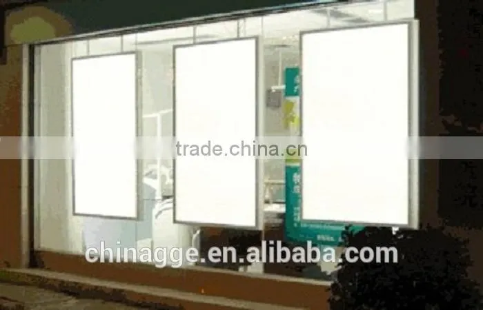 LED aluminum extrusion profile shadow box frames wholesale light box