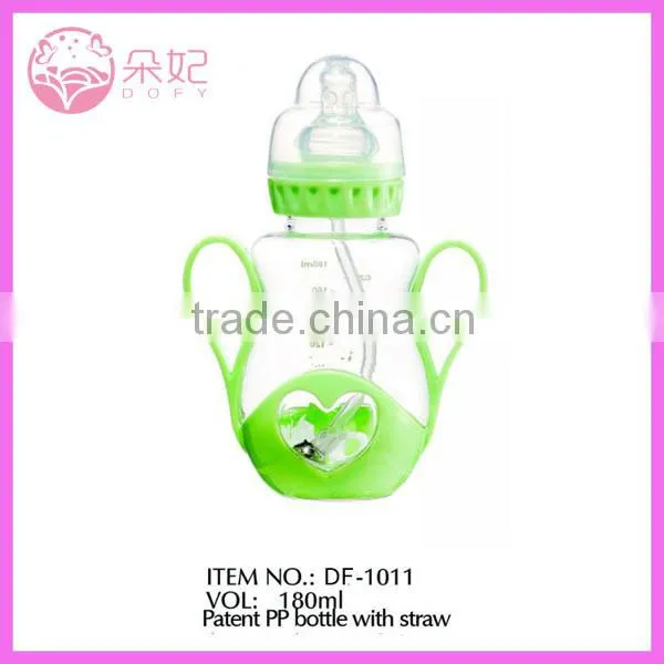 3 compartments pp with en71 material test milk bottle for new baby