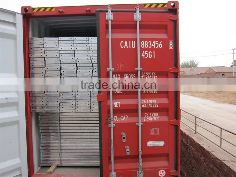 used for instruction scaffolding steel plank