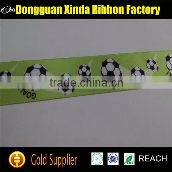 2015 Wholesale Customized Sublimation Polyester Ribbed Ribbon