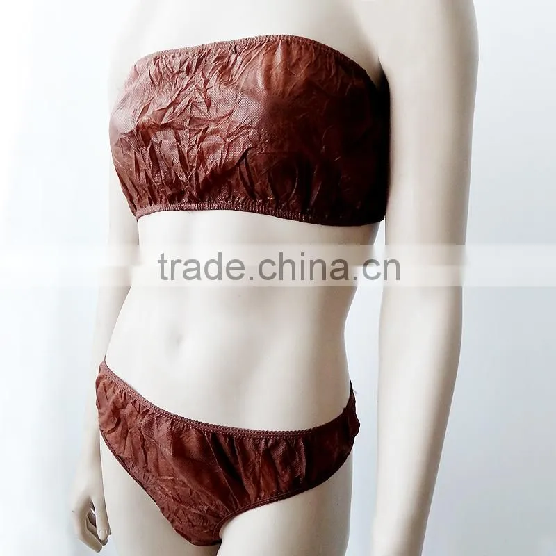 Soft to wear Disposable non woven girl bra for Beauty, Spa, Daily life, Travel