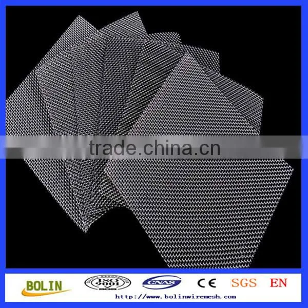 (factory)black coated 316 bulletproof security wire mesh door screen