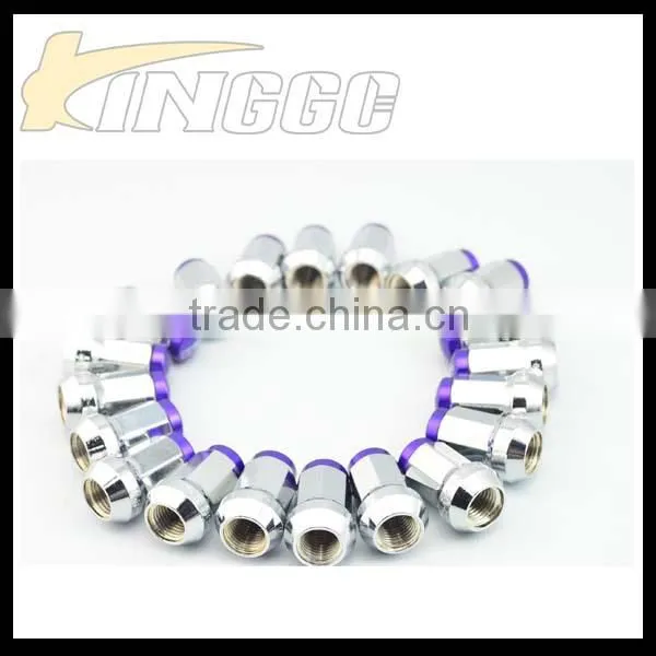 Auto 35mm Iron Wheel Racing max guard colored Lug Nuts 20pcs/set For Car