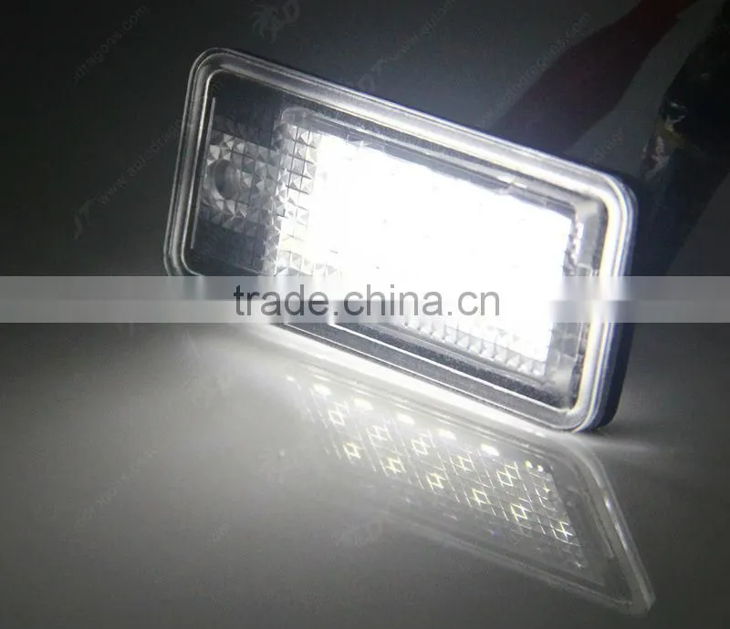 Canbus Error Free Q7 LED number License plate light for AUDI