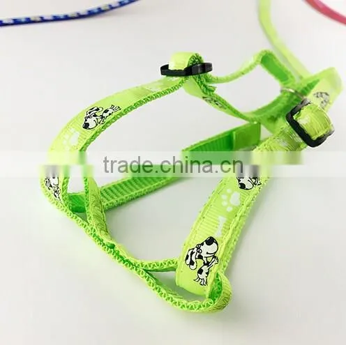 Training Dog Pet Puppy Cat Adjustable Nylon Harness Lead leash Traction rope