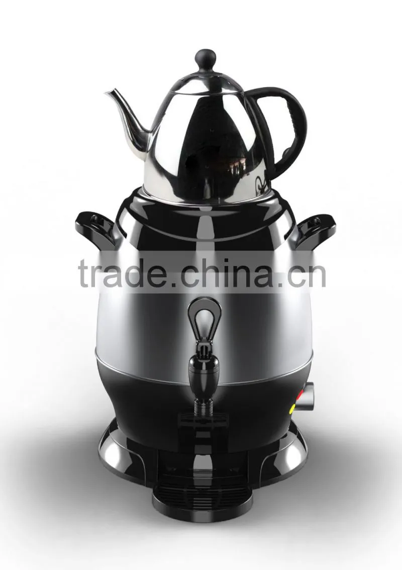 4L stainless steel turkish samovar