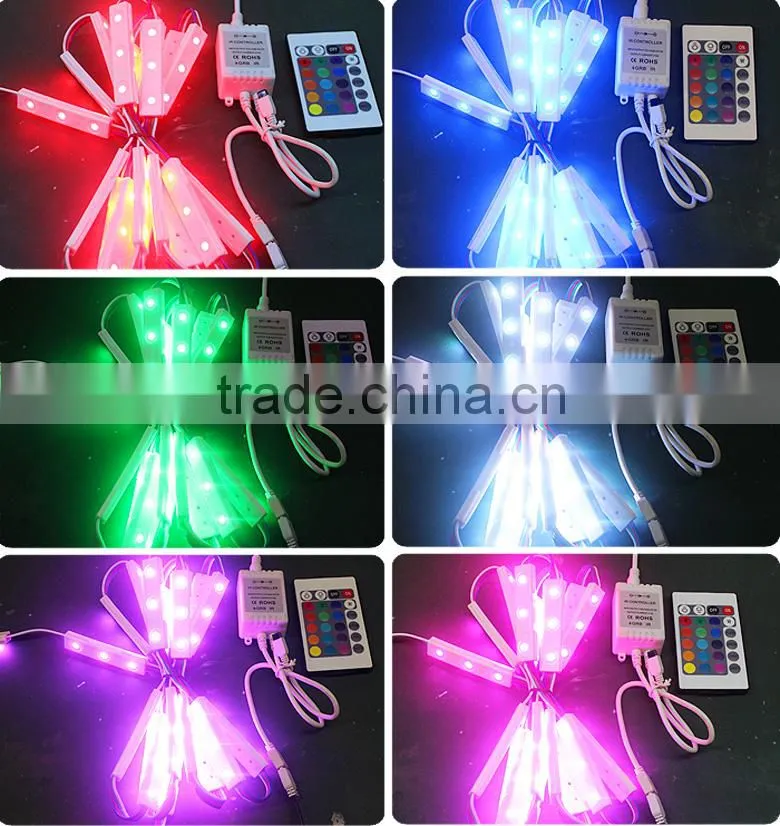 Shenzhen factory rgb module led 5050 0.72W injection led module DC12V GLMD108