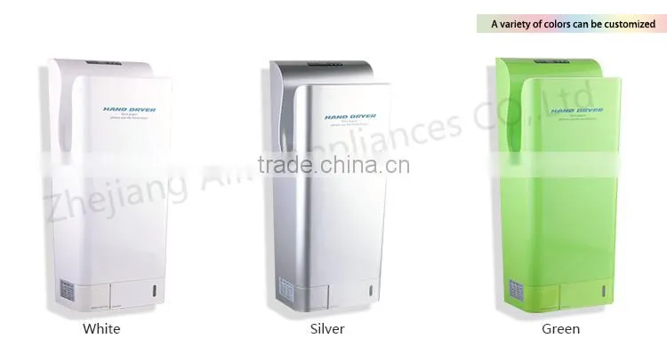 2014 New design UV Sterilization function high speed automatic jet hand dryer