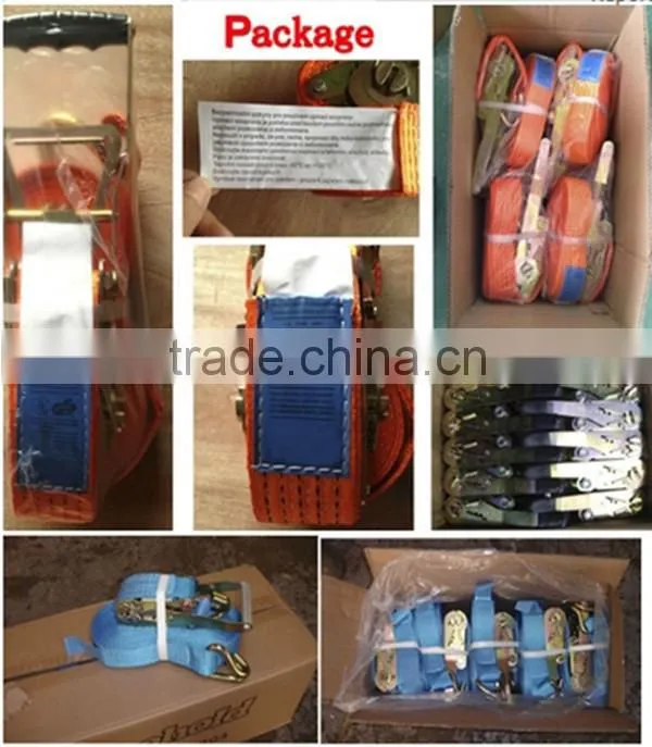 Polyester webbing belt Ratchet Tie Down