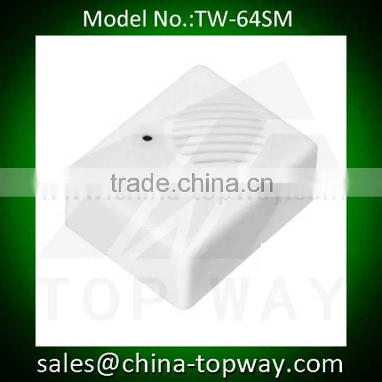 Battery powered white housing sound box for POP display