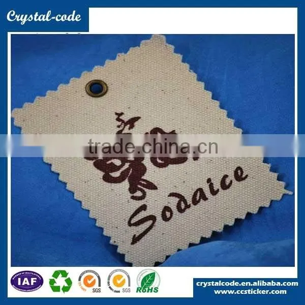 Hot selling main neck clothing size double-sided adhesive woven sticker