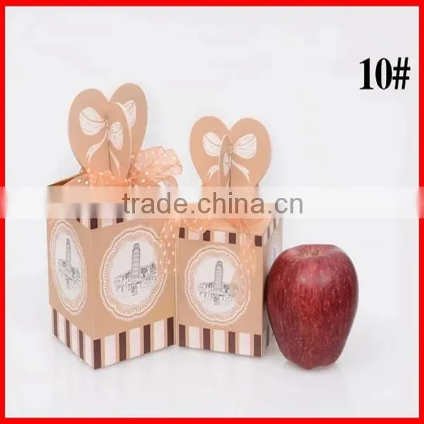 Newly Designed Christmas Day Card Paper Gift Apple Package Box