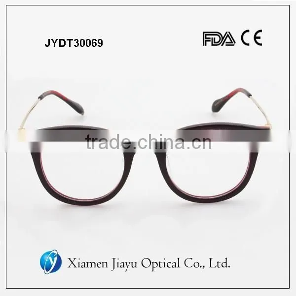 Custom Logo Round Spectacles Frame For Women