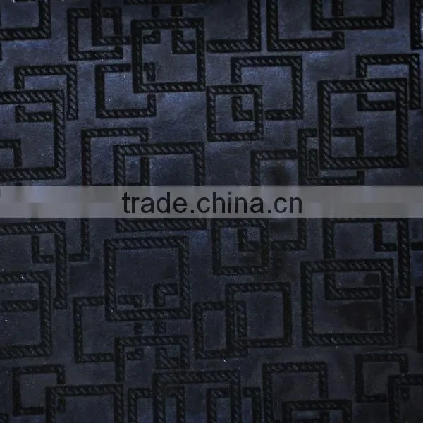 PU leather fabric material with suede surface