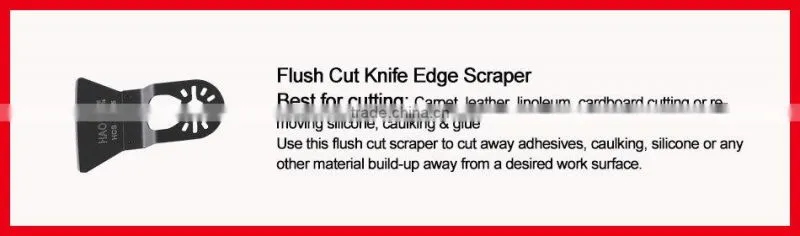 52mm quick change flexible scraper for removing soft carpet adhesive residues suitable the oscillating multi tool