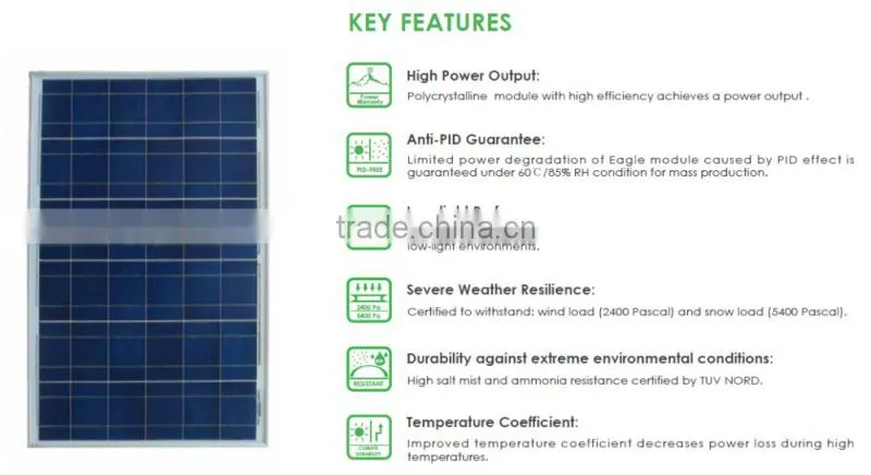 SunMaster 70w Poly Solar Panel SM70P