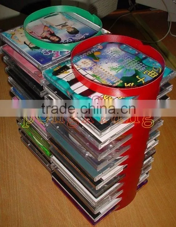 plastic DVD rack