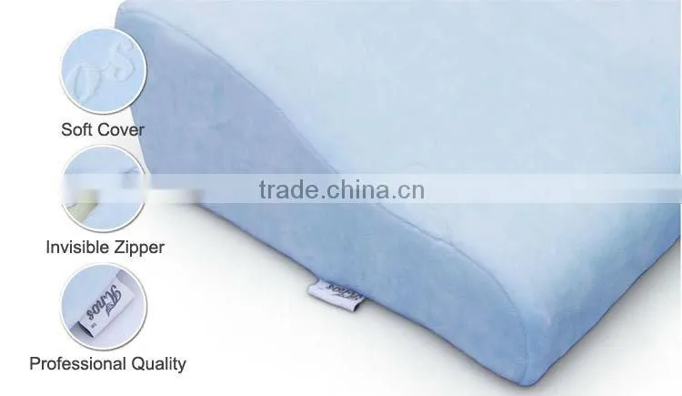 TOP Sale in Amazon half moon baby pillow memory foam pillow