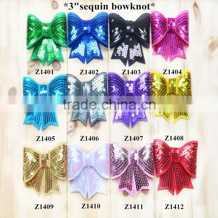 New Hot Sale!! 12*10cm shiny hair bowfor chirdren hair decoration
