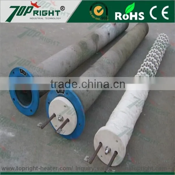 white High Temperature Electrical heating element Cordierite ceramic Bobbin heater