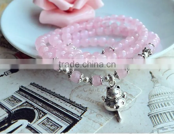 austrian rose crystal bracelet make hipanema crystal bracelet