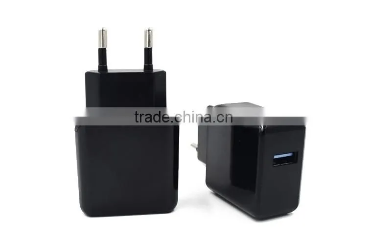Low working temperature quick charge 5V 2A USB wall charger for Samsung
